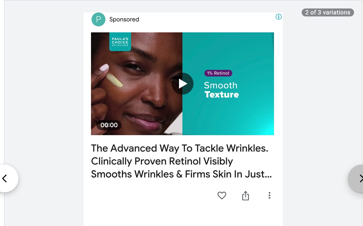 Paula's choice ads