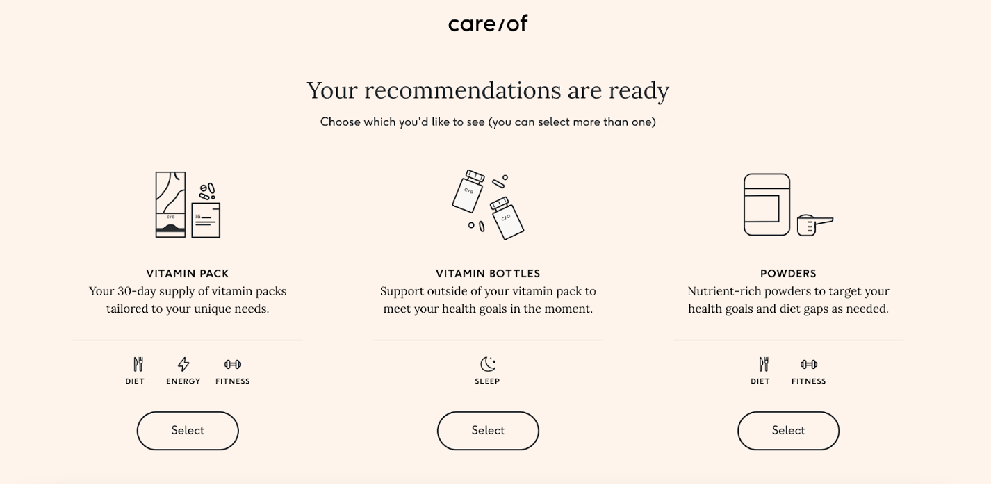 Care/of special offers