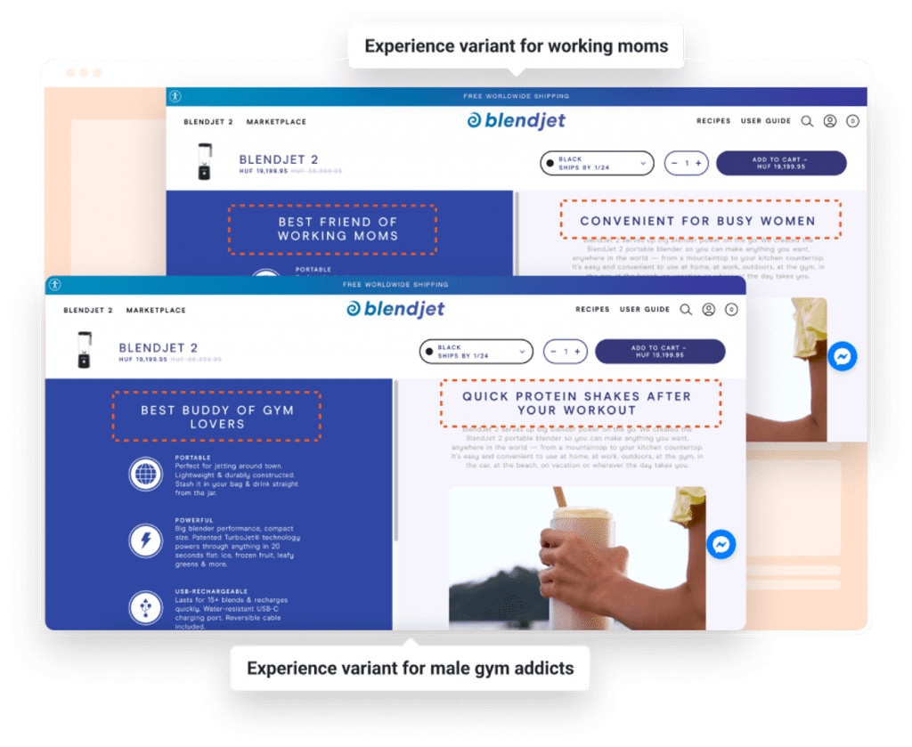 Deliver customer journeys that are personalized with OptiMonk