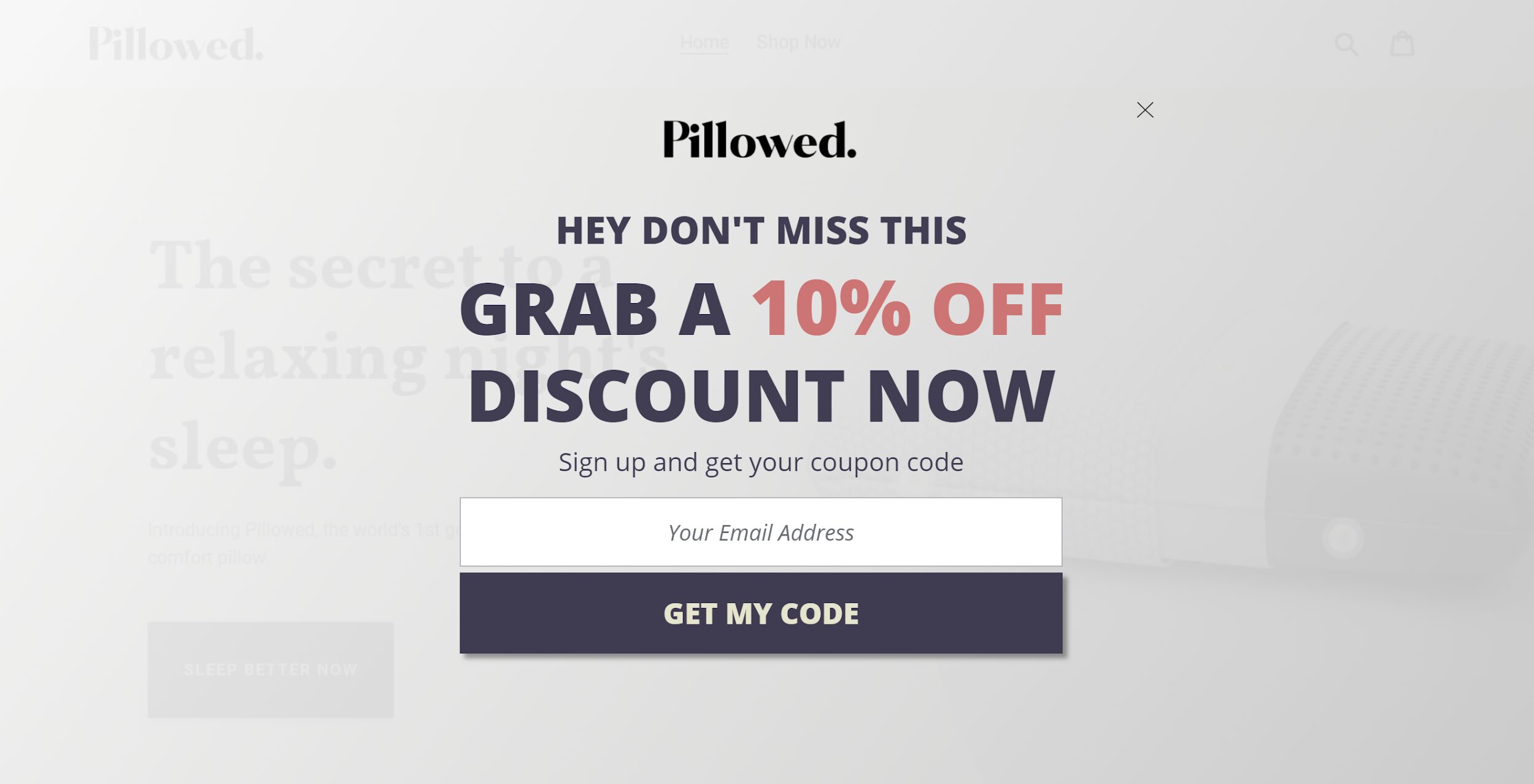 Pillowed's pop ups shows that its important that the user has easy access to the underlying content.