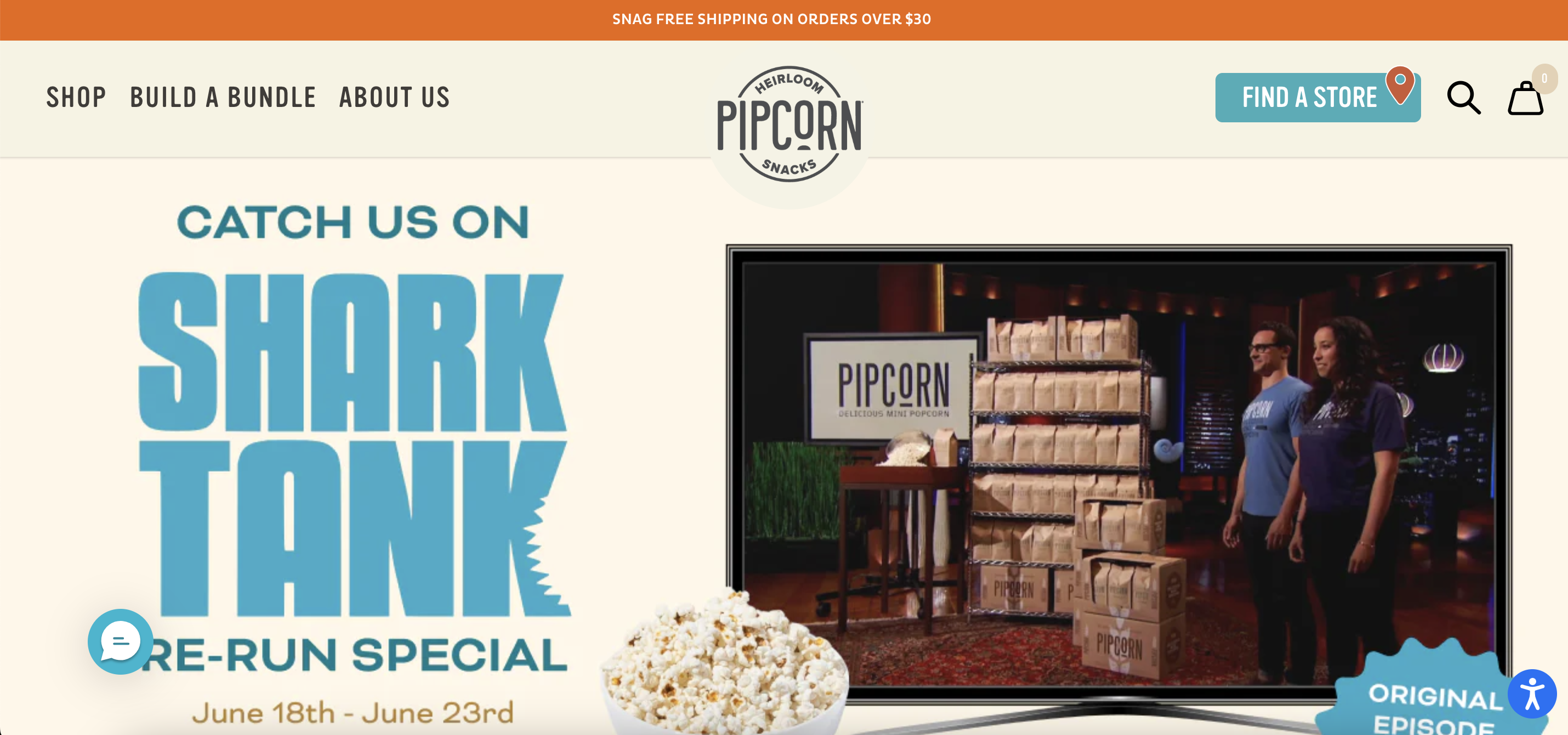 Pipcorn website