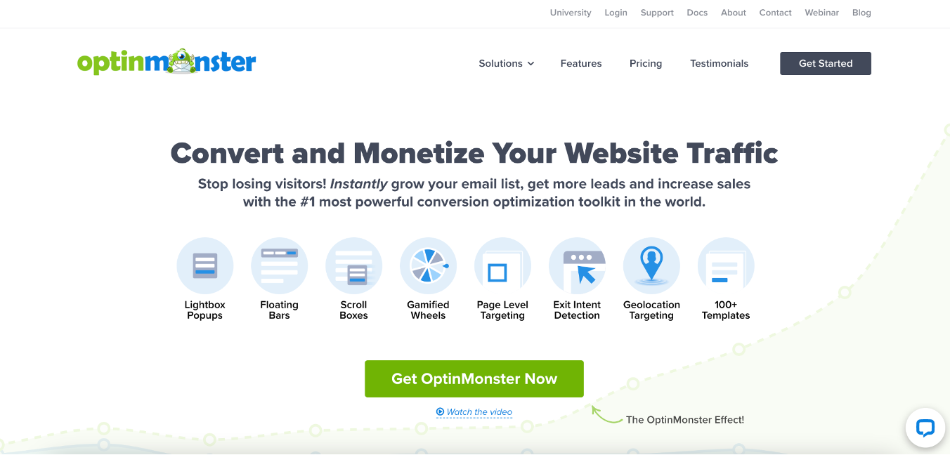 OptinMonster popup plugin