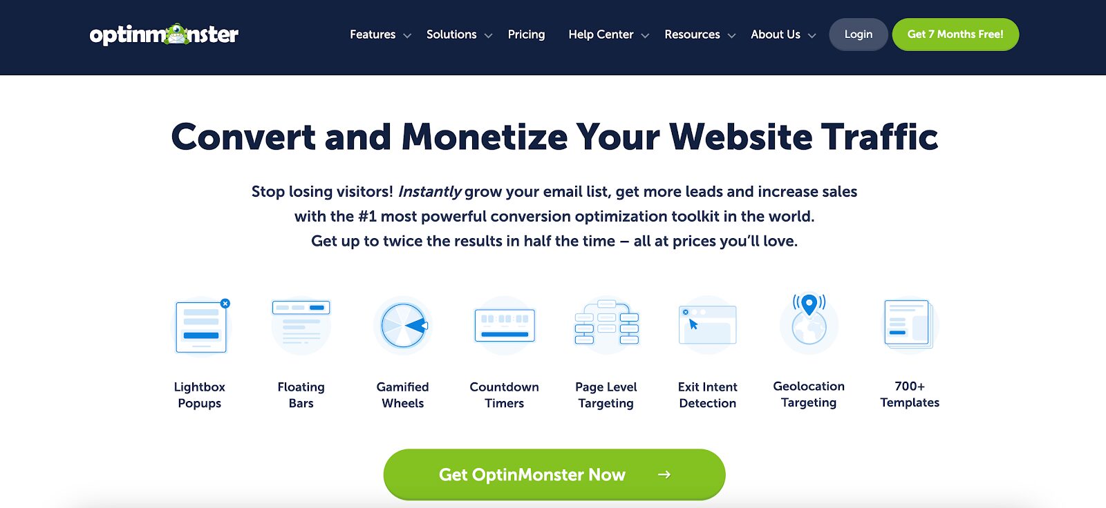 One of the most popular popup and landing page builder to help you generate more leads