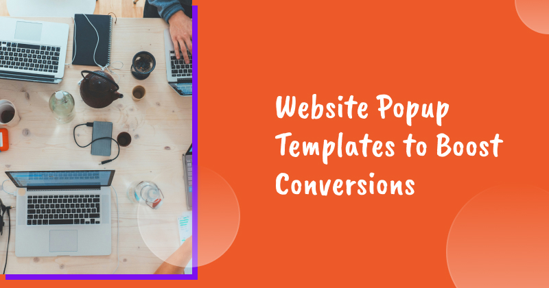 Website Popup Templates to Boost Conversions