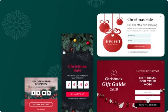 Christmas pop-ups