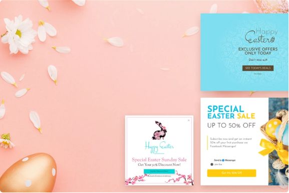 easter & mother's day pop-ups