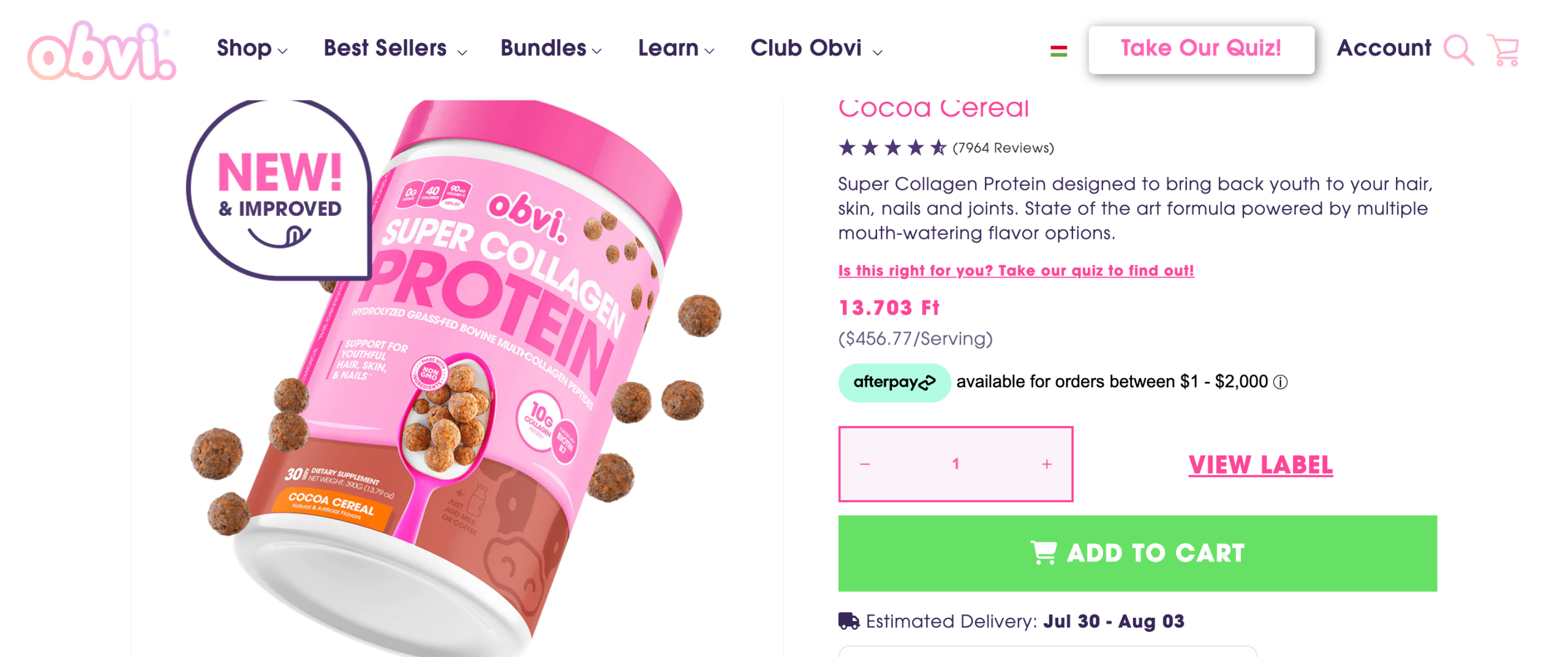Use a quiz to help users get the most out of your online store