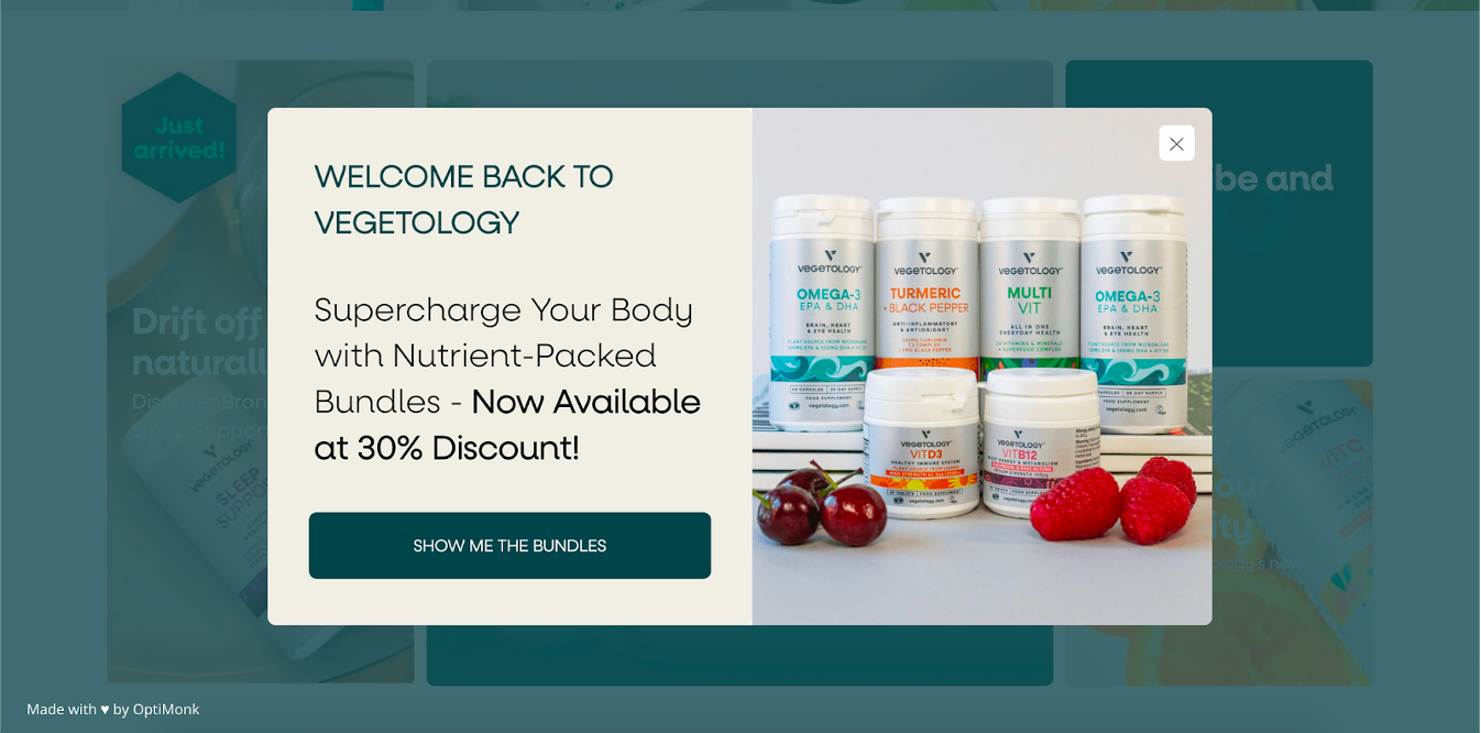 Nurture your returning customers with promotional messages and exclusive discounts