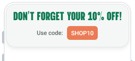 discount code reminder