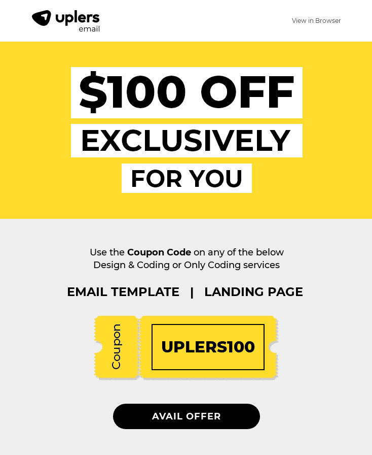 Uplers sales promotion examples the power of coupon codes.