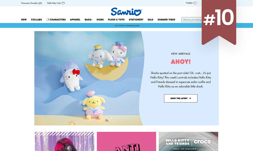 Sanrio is among the biggest Shopify stores