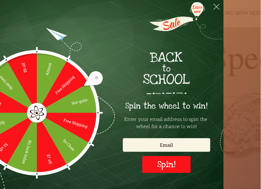 Back-to-school seasonal promotions