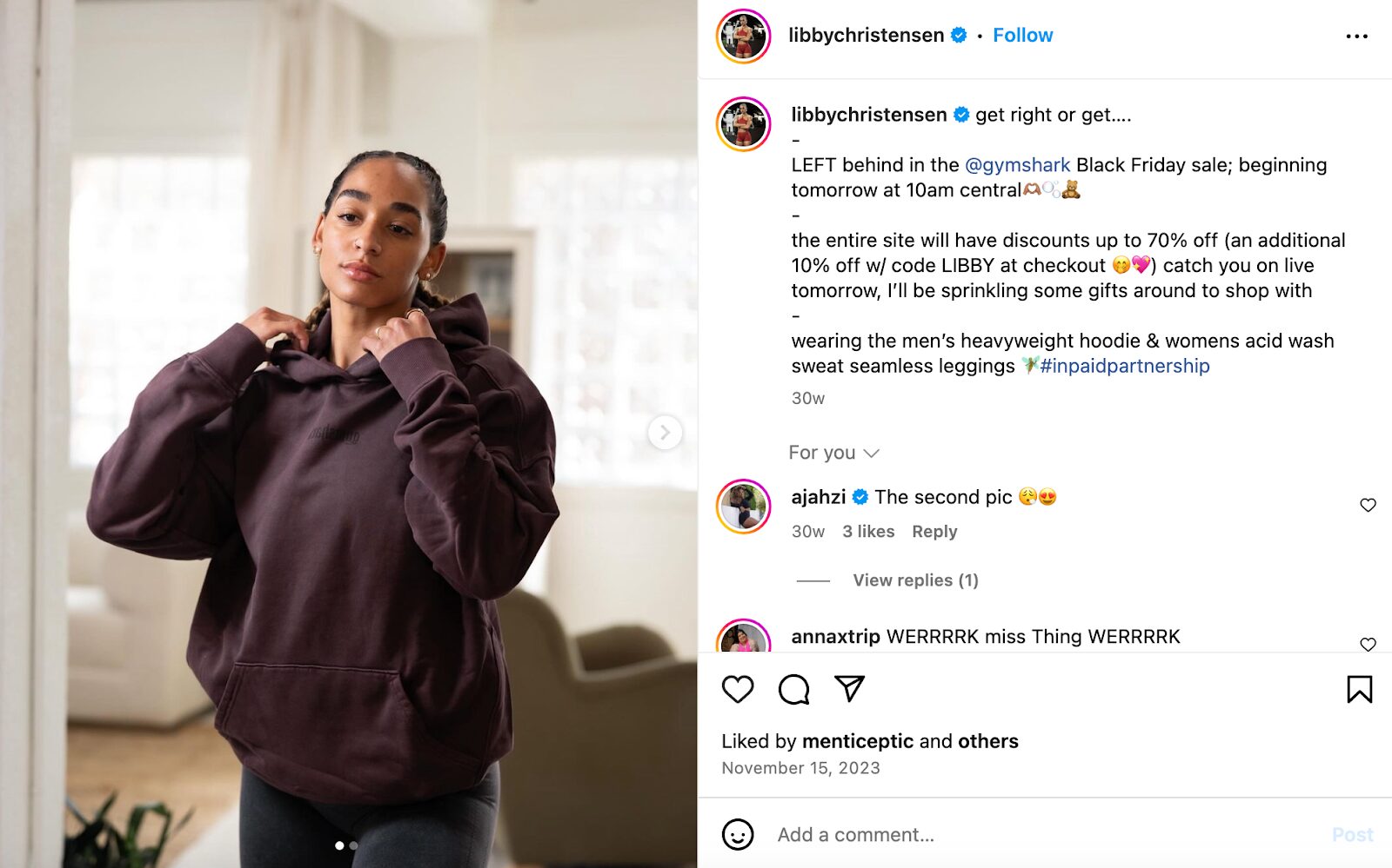 Use seasonal opportunities similarly to Gymshark and collaborate with influencers.