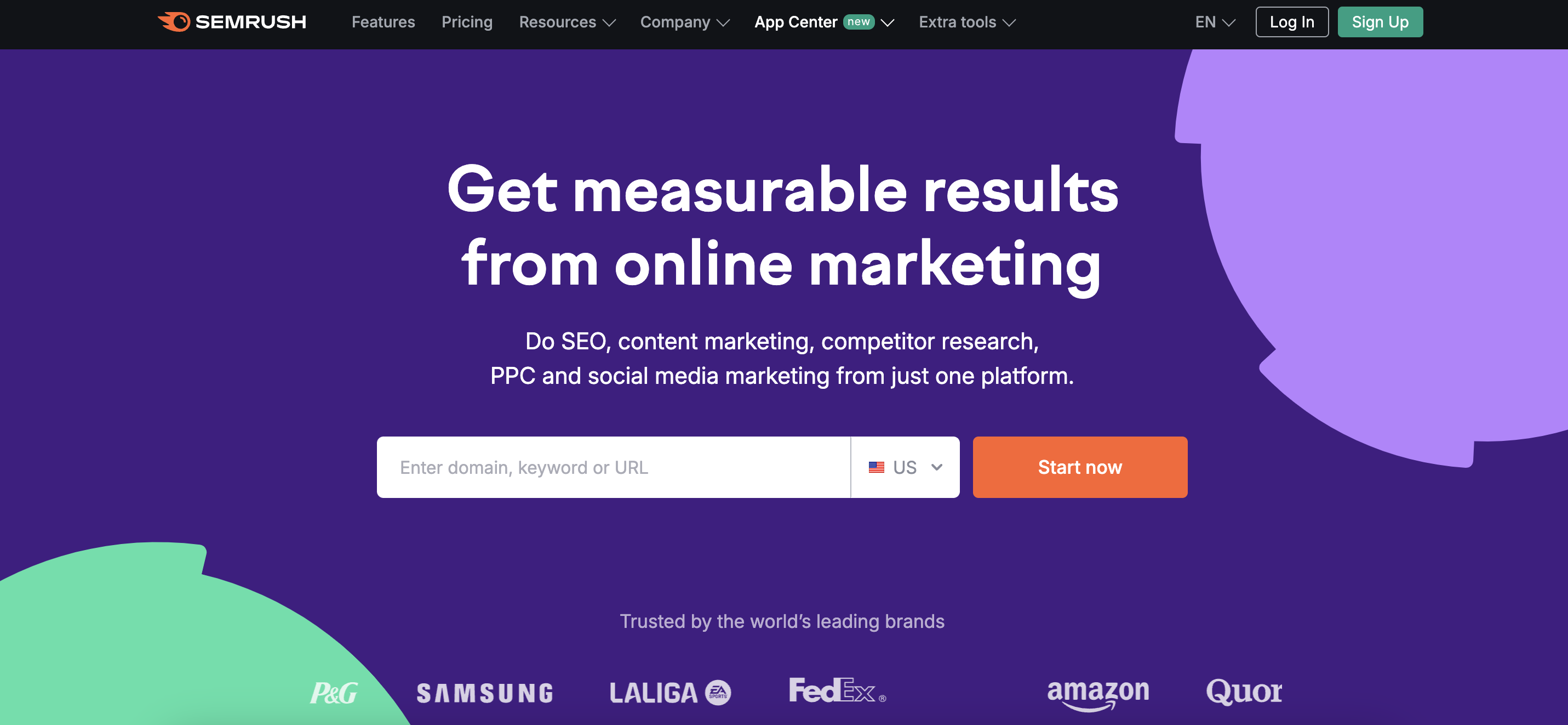 SEMrush competitor analysis tools