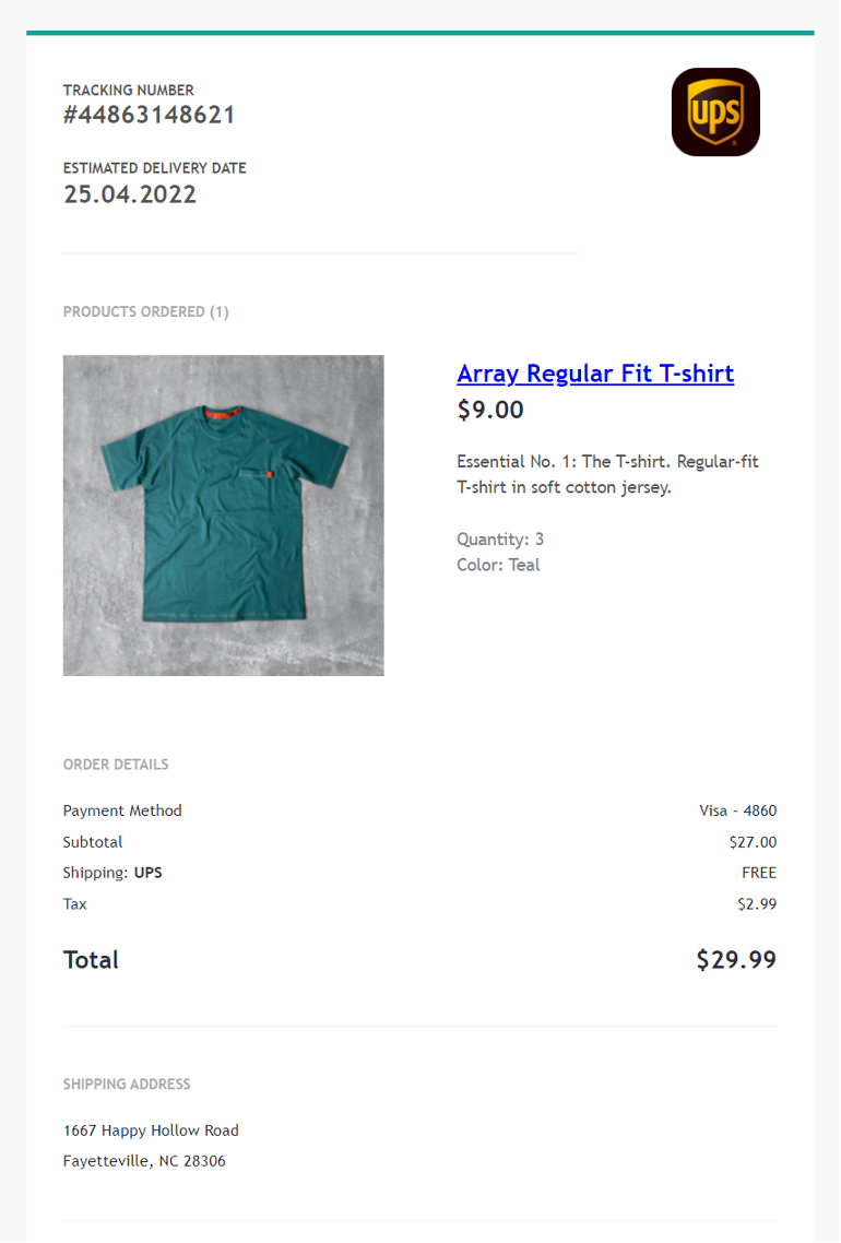 6 Tips to Improve Your Shipping Confirmation Emails shipping emails 02 - 6 Tips to Improve Your Shipping Confirmation Emails