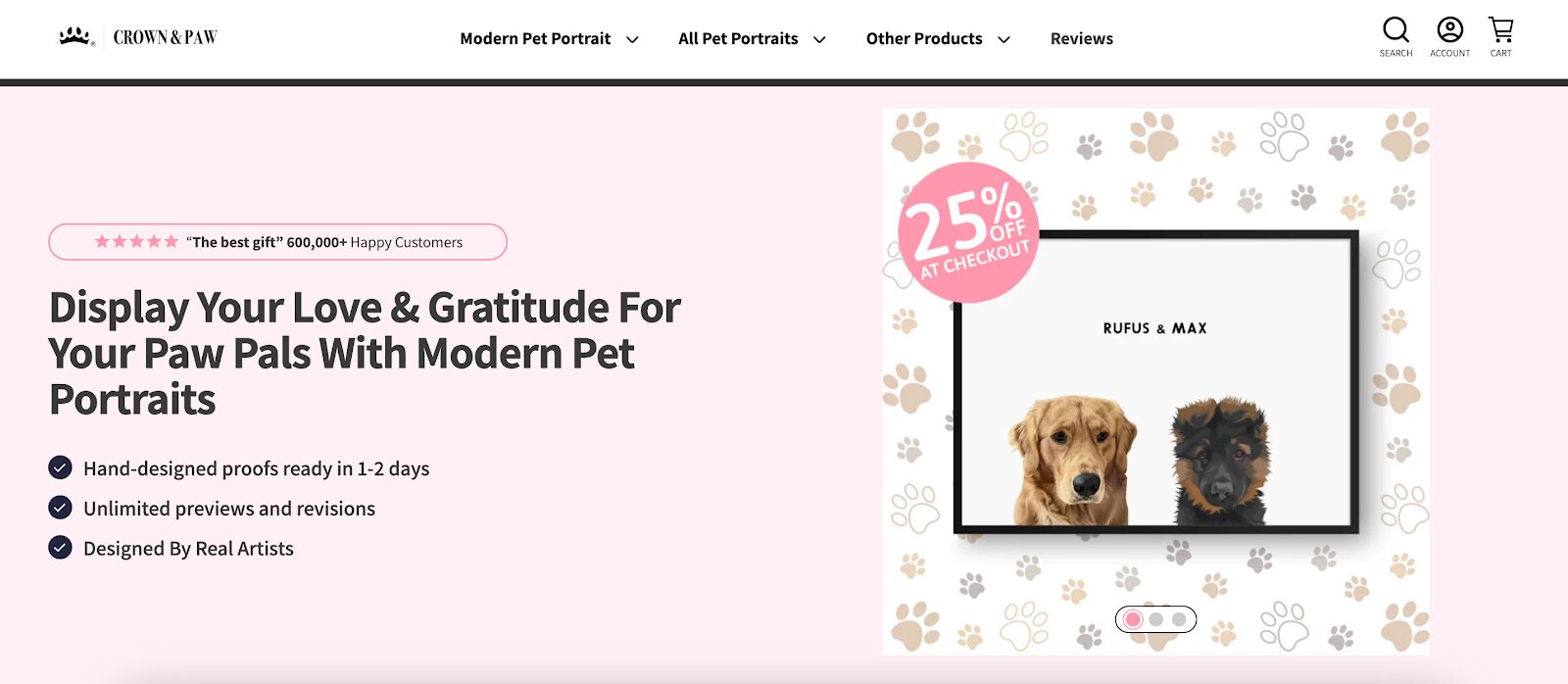 Crown & Paw offers playful designs - and international shipping - for pet lovers.