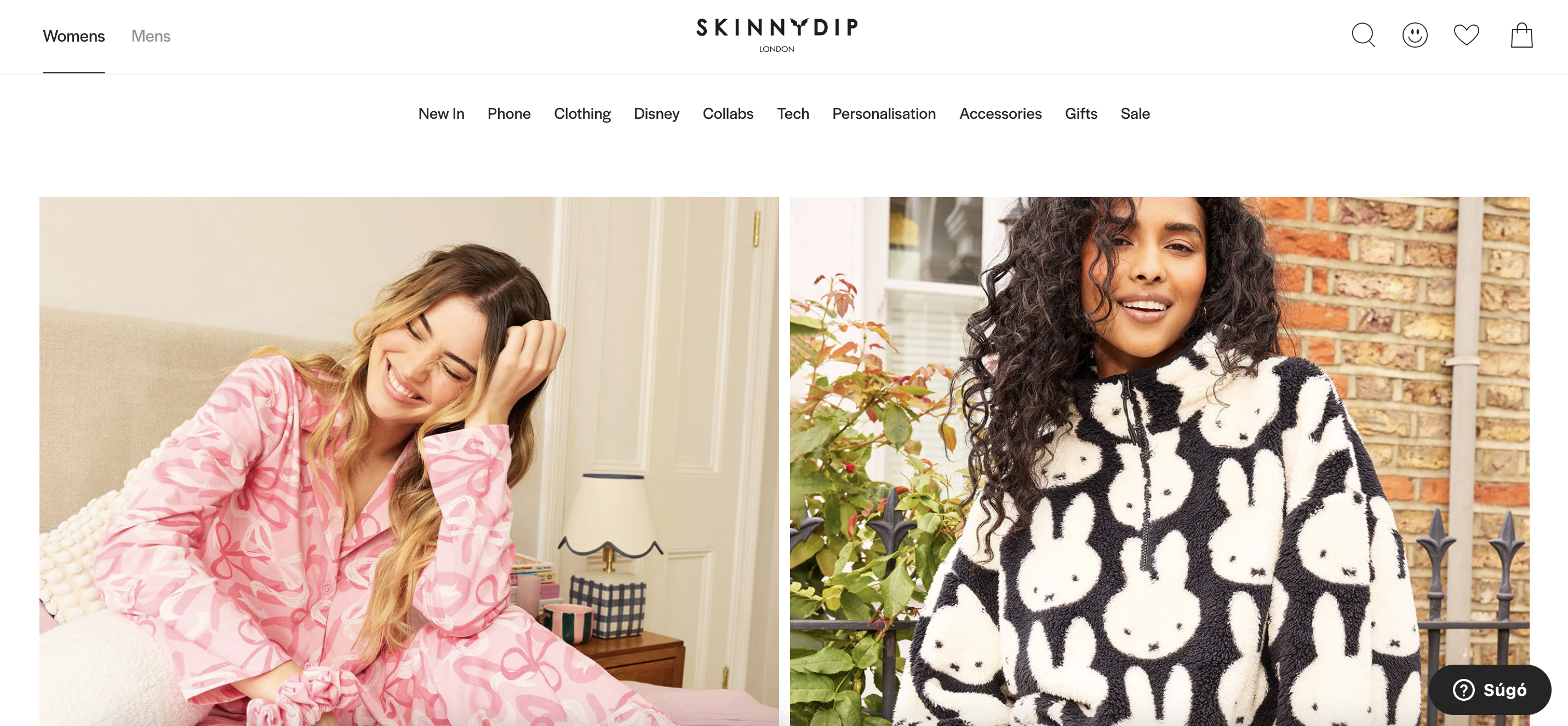 Skinnydip London Shopify store