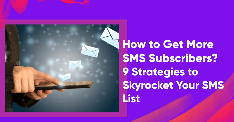 How to get more sms subscribers banner