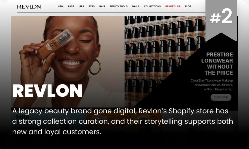 Revlon is among the biggest Shopify stores
