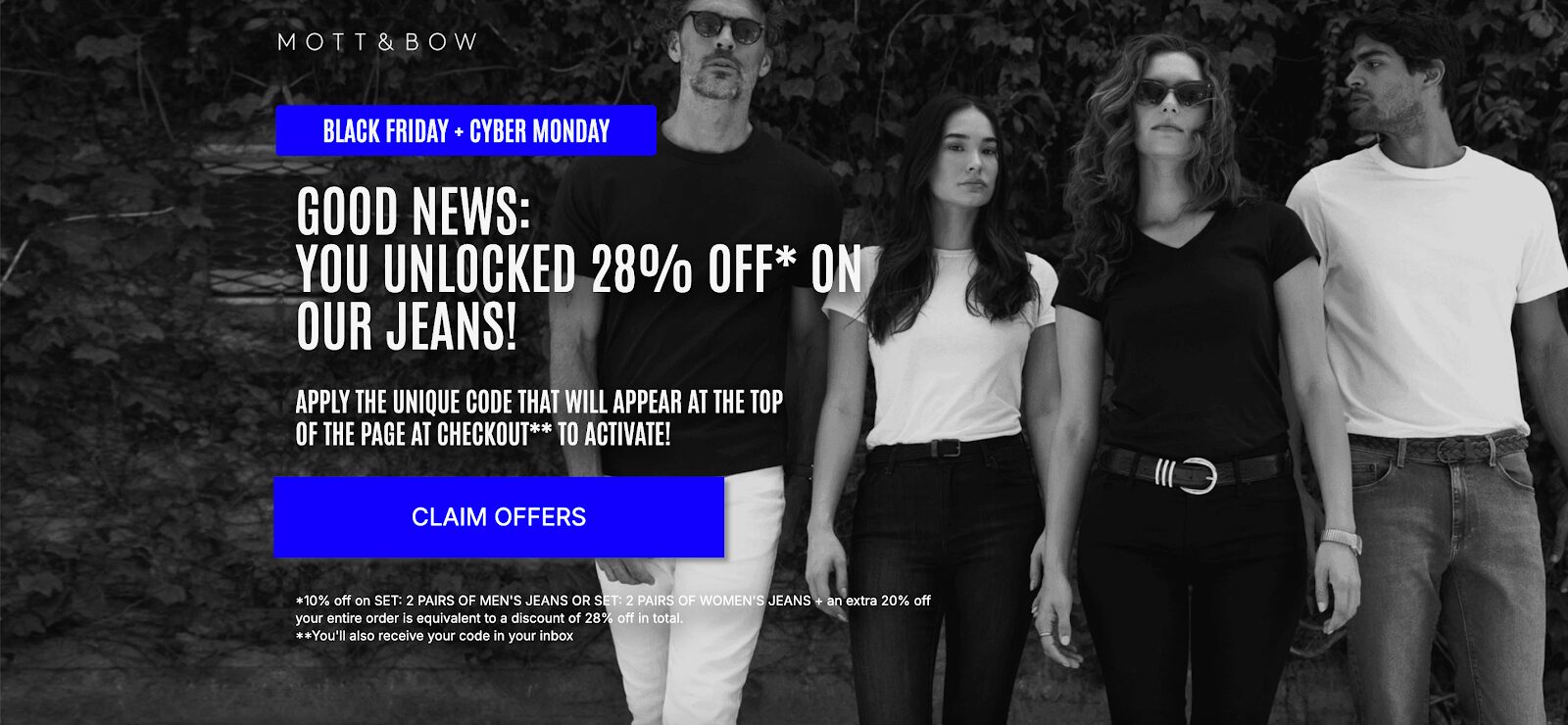 Make sure your CTA is well displayed on your thank you pop ups.