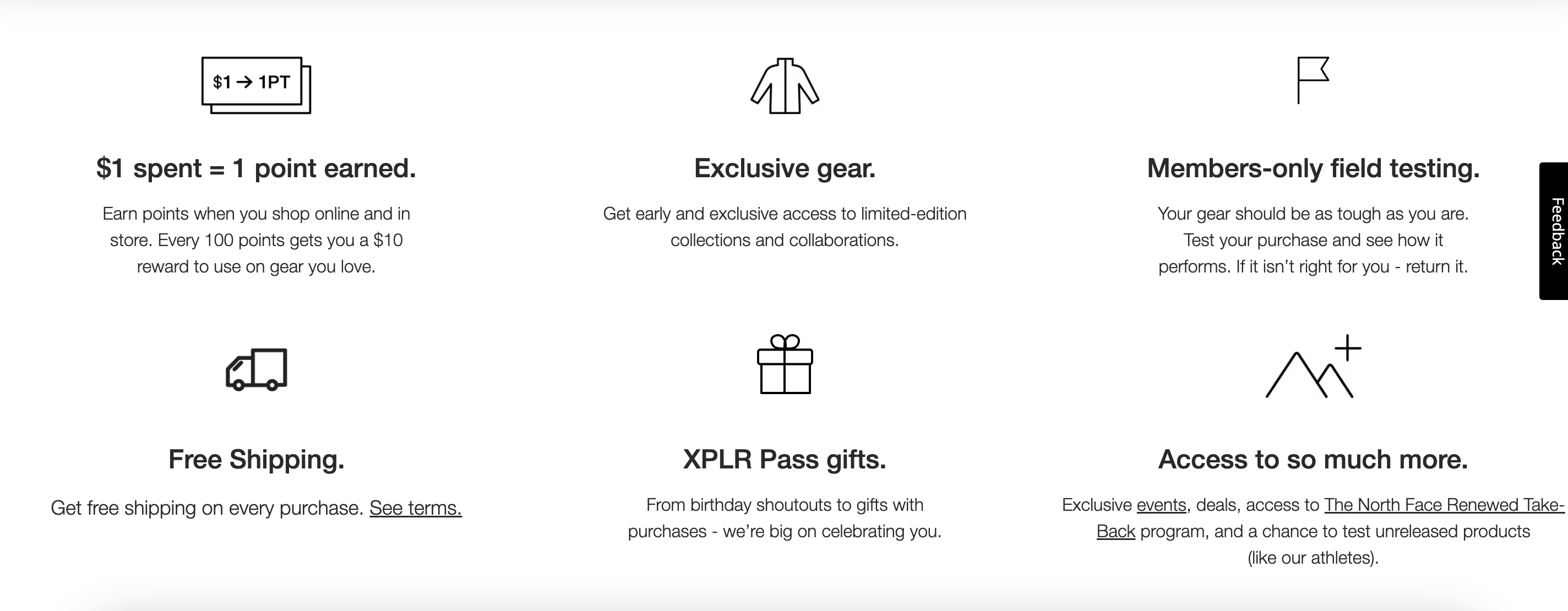 The North Face XPLR Pass loyalty prgoram