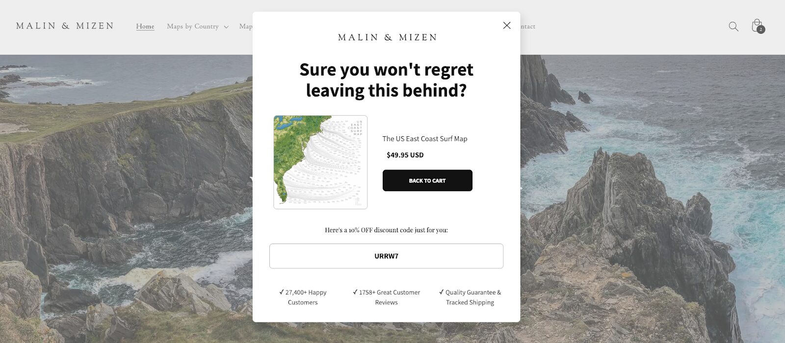 Malin&Mizen exit reminder