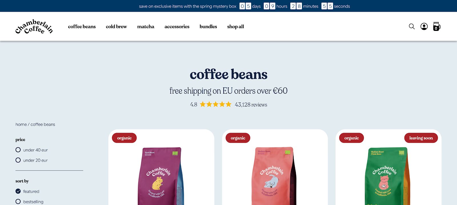 Chamberlain coffee