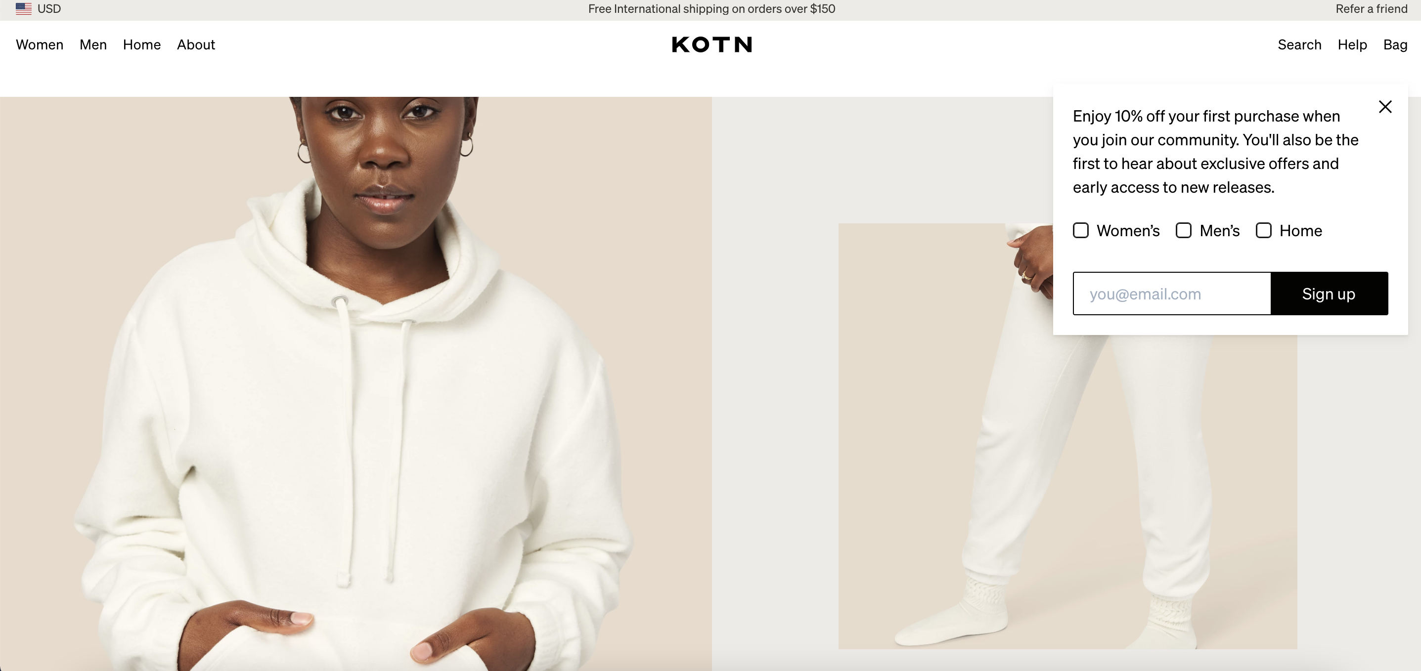 Kotn website