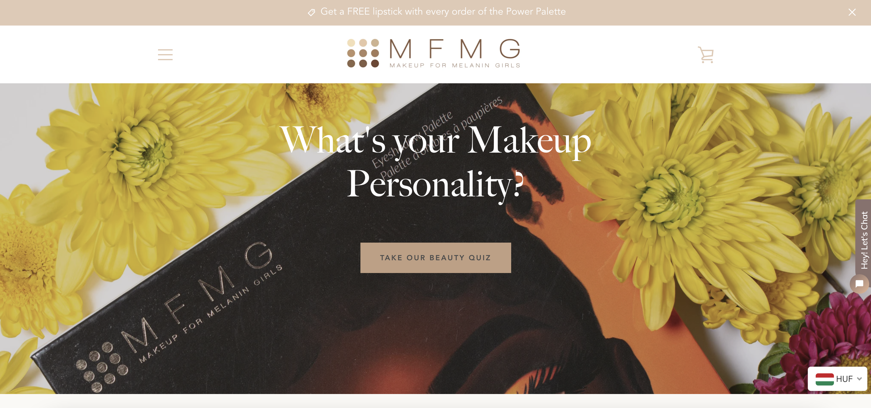 Makeup For Melanin Girls website