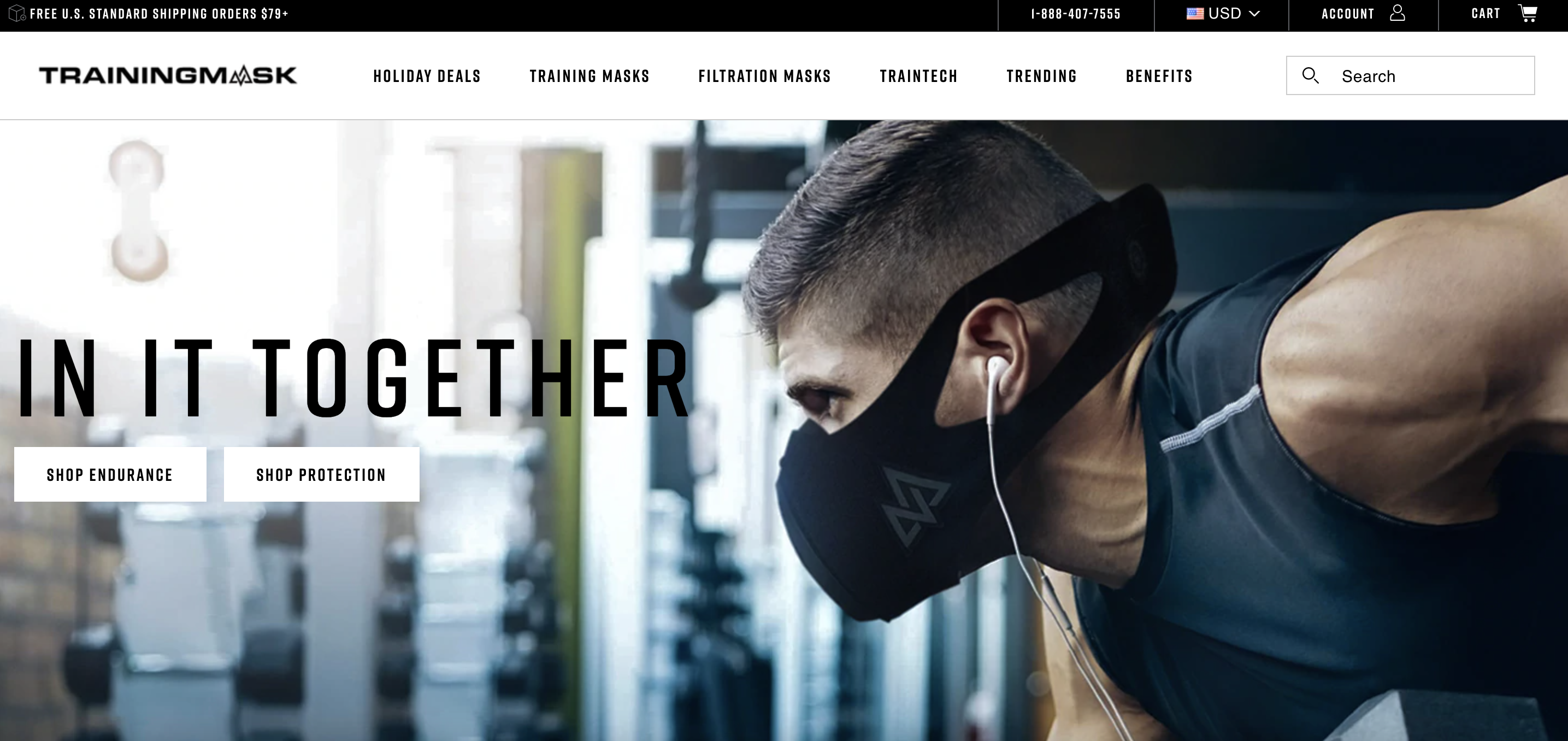 Training Mask online store