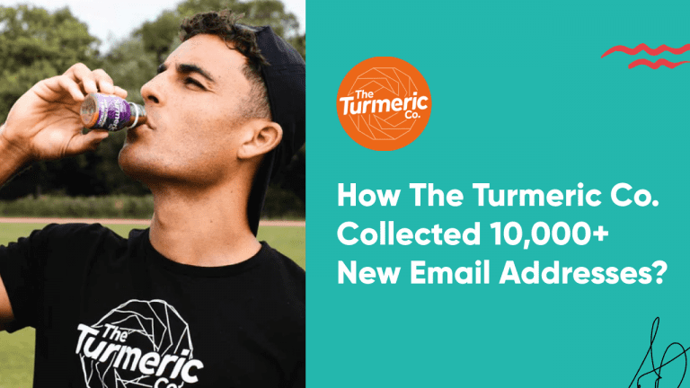 How The Turmeric Co. Collected 10,000+ New Email Addresses?