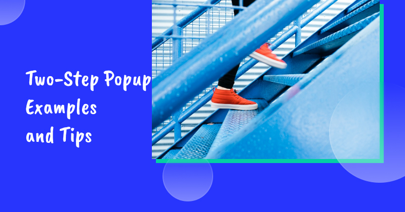 Two step popups banner