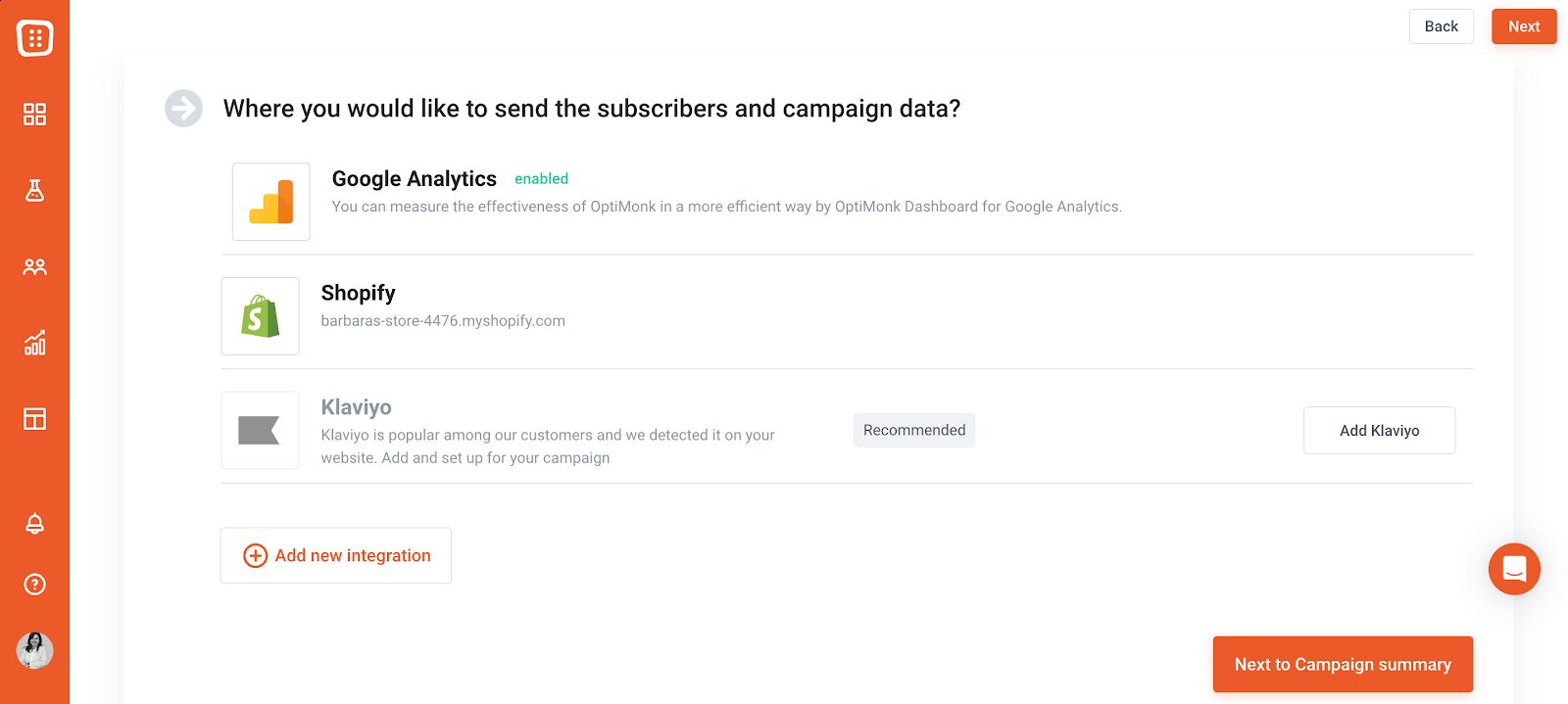 Integrate your campaign with other tools, to streamline data.