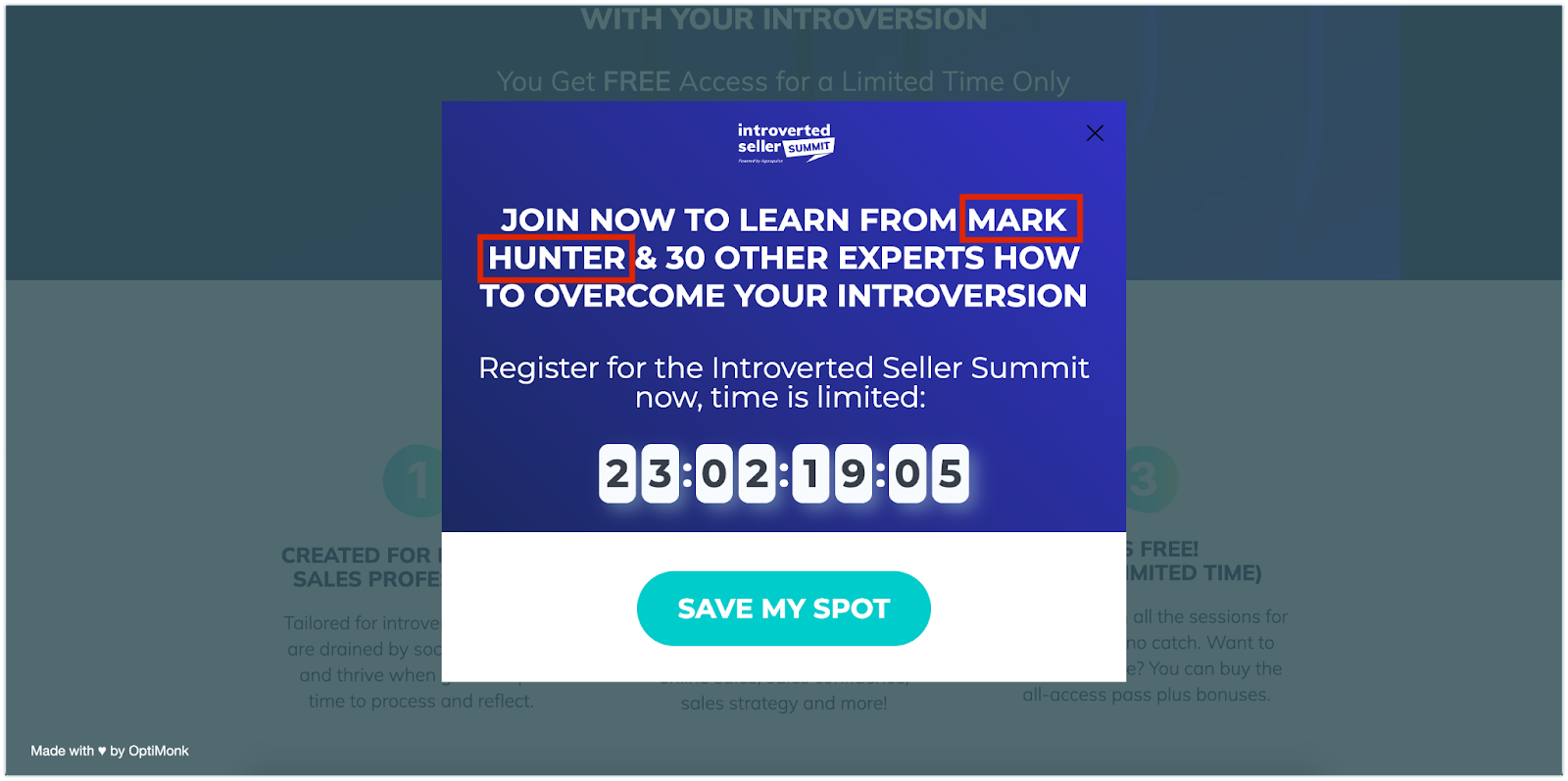 Improve affiliate sales by implementing personalized popups