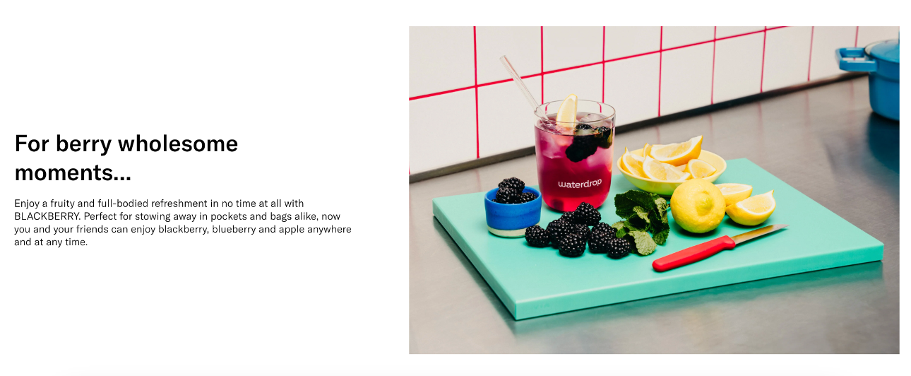 Waterdrop website