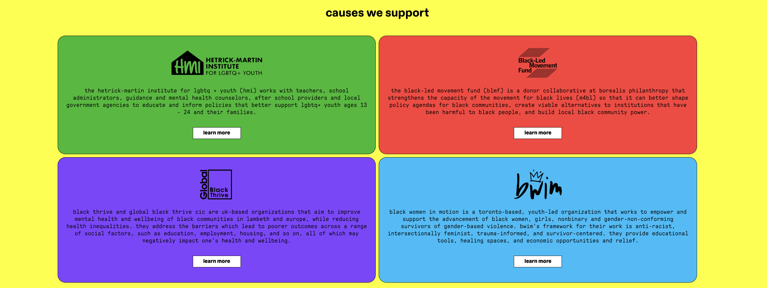 support causes by Starface