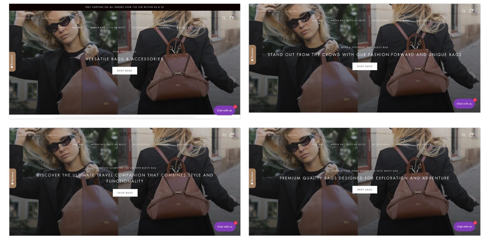 Bukvybag increased their customer experience by running an A/B test to increase customer lifecycle.