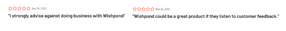 Bad reviews about the Wishpond marketing automation tool