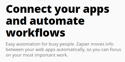 Zapier value proposition